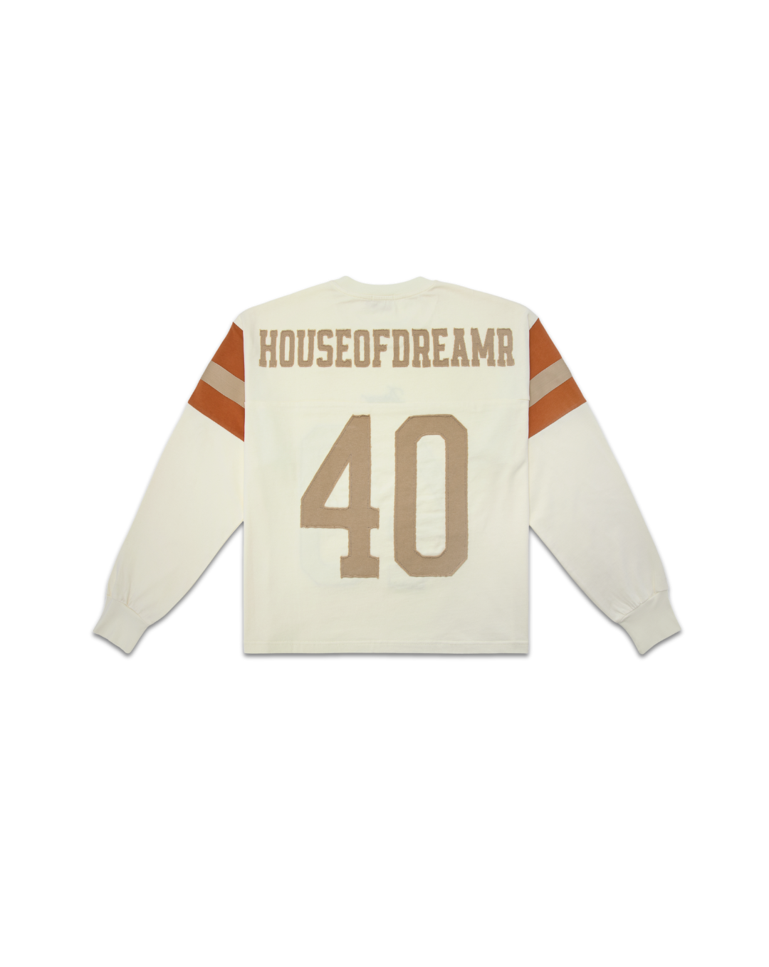 Vintage Football Jersey Long Sleeve // Ivory