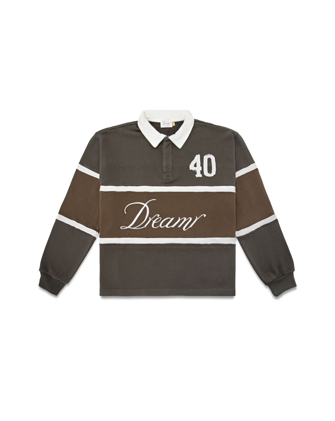 Heritage Rugby Polo // Vintage Black & Brown