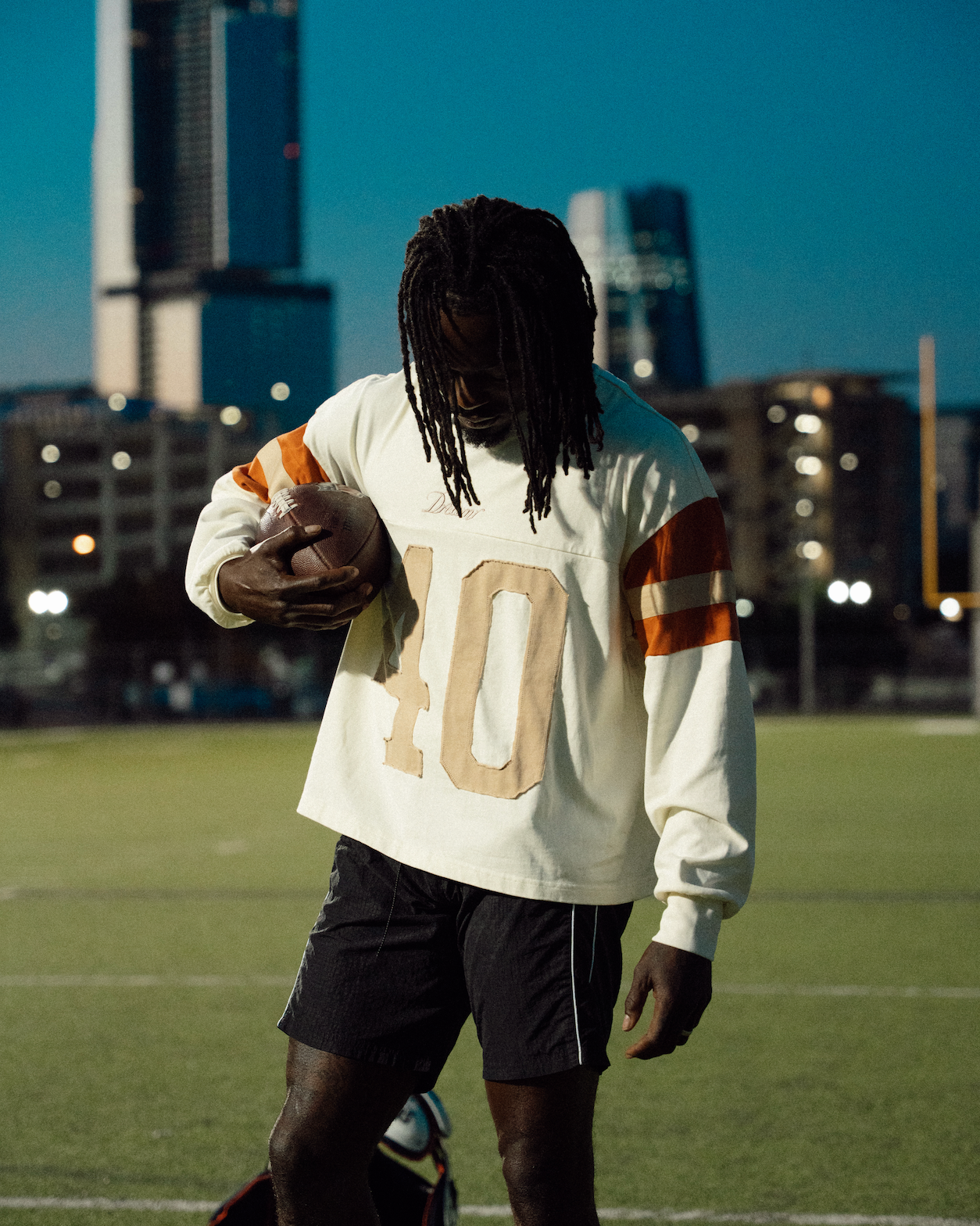 Vintage Football Jersey Long Sleeve // Ivory